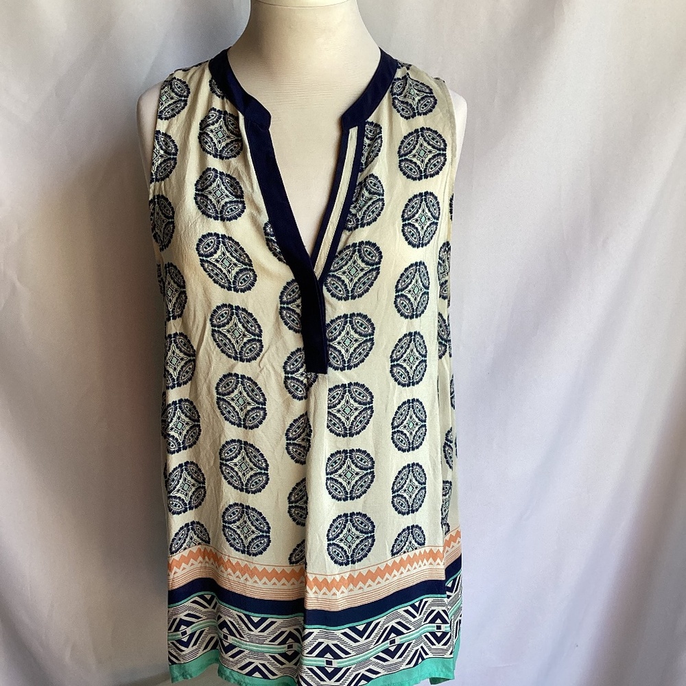 Vanessa Virginia Peasant Sleeveless Top